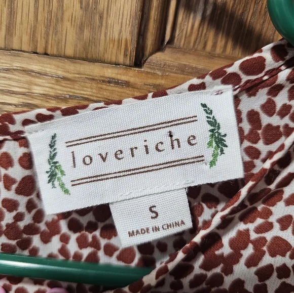 Love Riche Ruffled Patterned Blouse - Picture 3 of 3